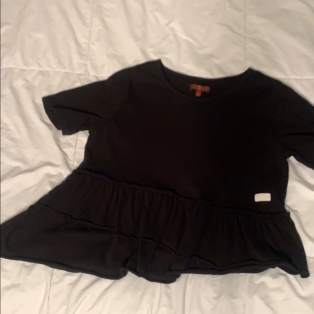 Girls Seven for all Mankind Ruffle shirt